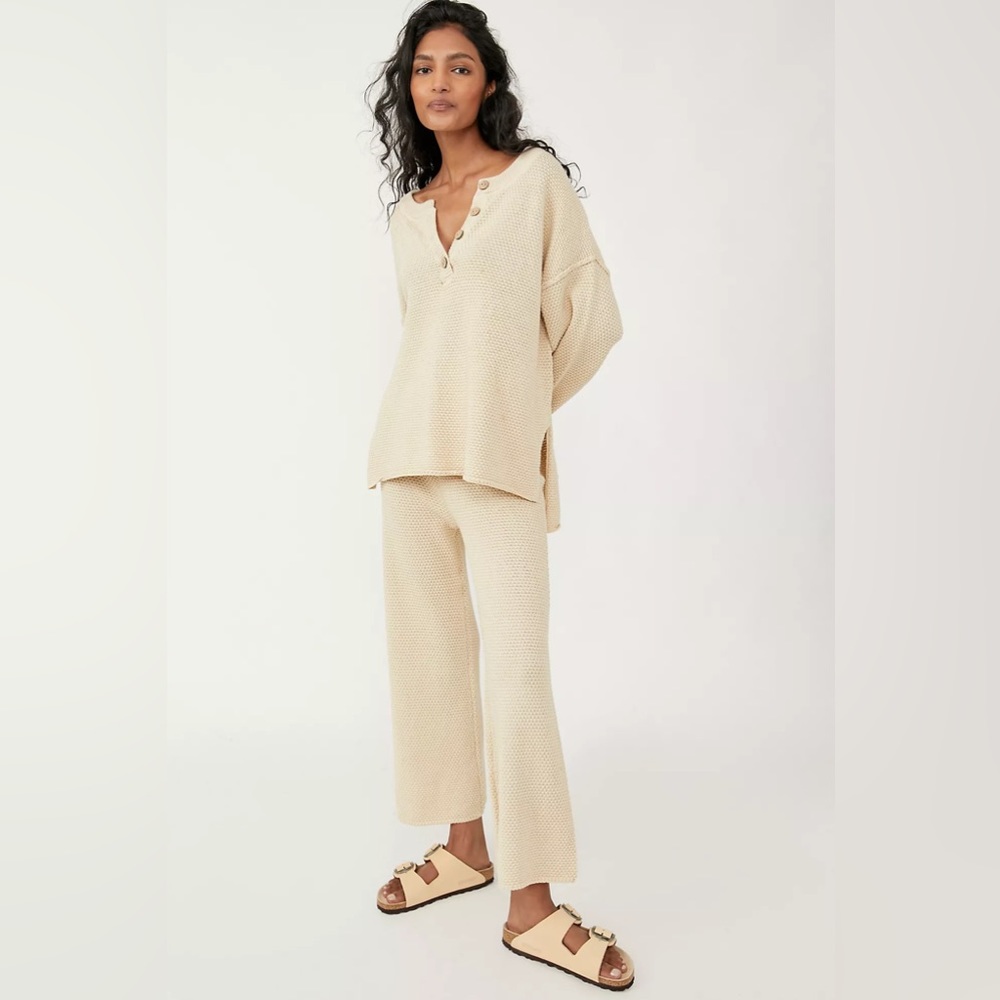 Free People Hailee Sweater Set - Au Lait